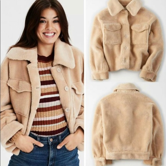 American Eagle Bonded Trucker Jacket - Picture 3 of 3